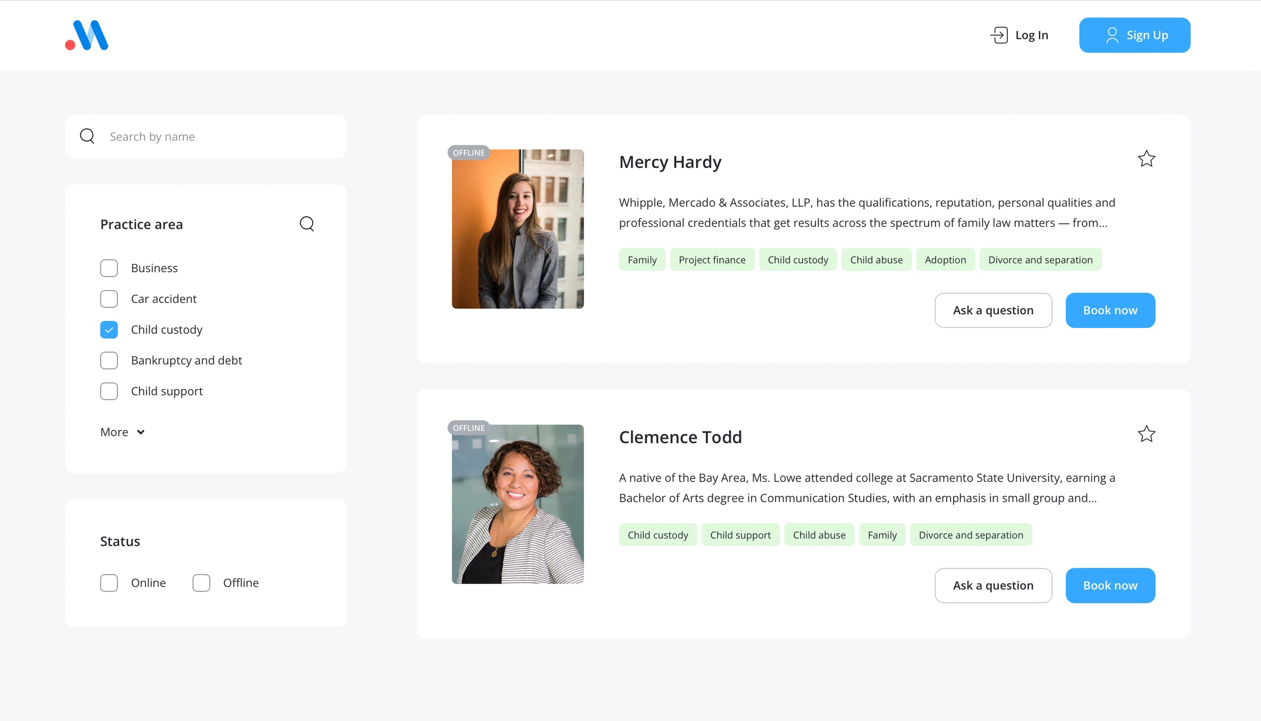 screenshot of Scrile Meet